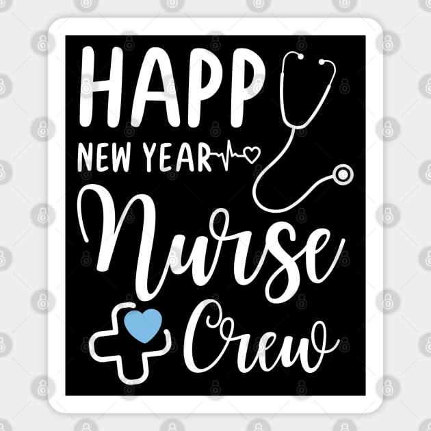 Nurse family - Happy New Year Nurse Crew Magnet by JunThara